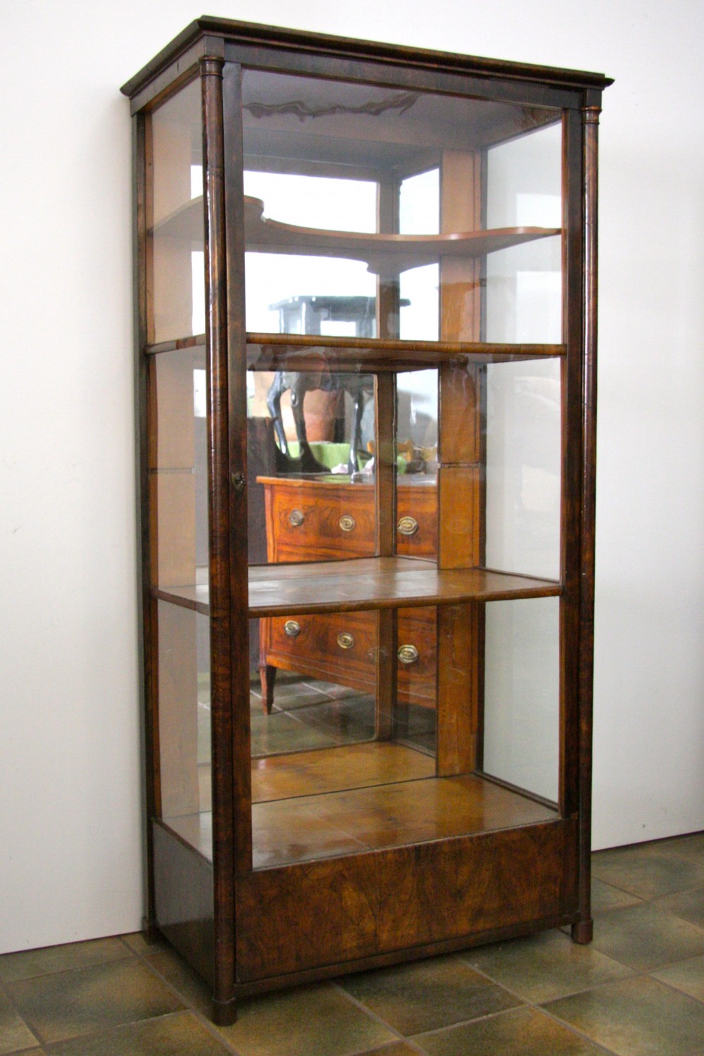 Biedermeier Vitrine 1 um 1820 klein